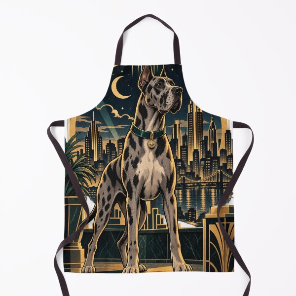 Item preview, Noches de la ciudad Art Déco del Gran Danés designed and sold by A Light Worker.
