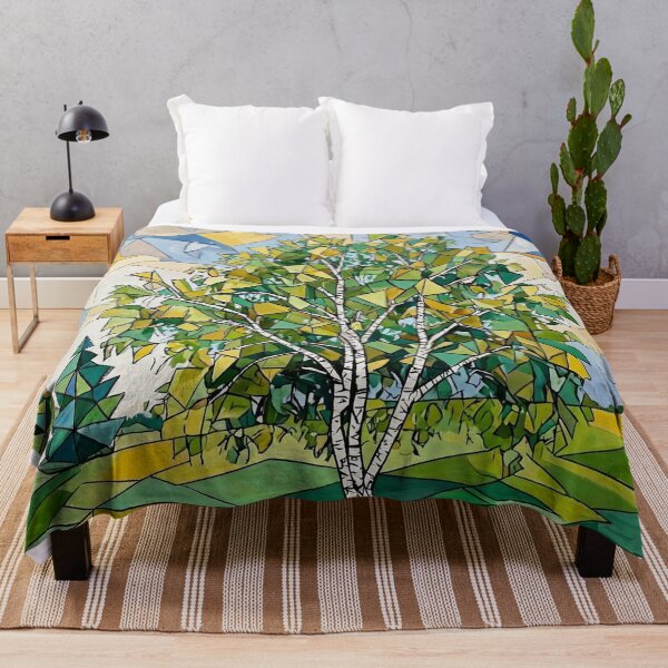 Item preview, Stained Glass Birch Forest designed and sold by born30.