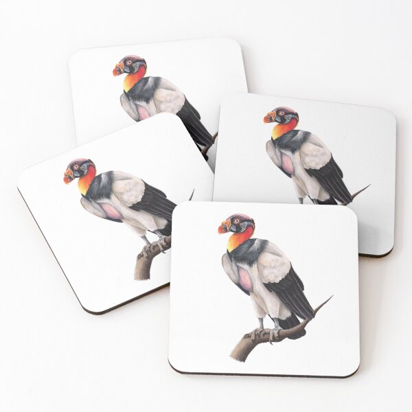 Item preview, Majestic King Vulture - Original illustration in dry pastel by me designed and sold by Chouetteplanete.