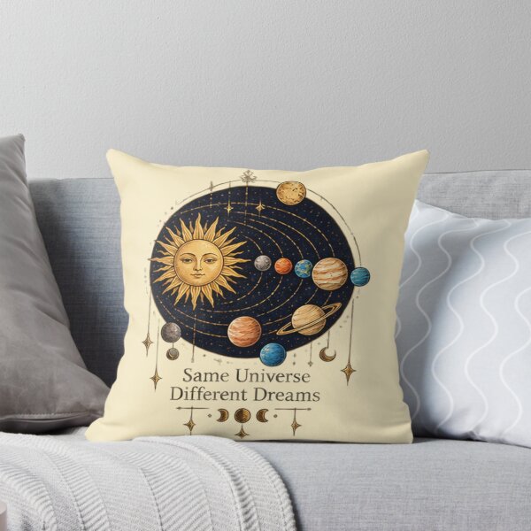 Item preview, Same Universe Different Dreams Celestial Sticker | Sun Planets Decal designed and sold by DrAsmaaMohamed.