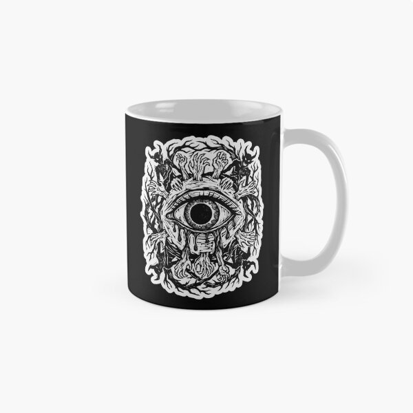 Item preview, Eldritch Eye Eclipse Sacrifice Linocut Print designed and sold by Flying Doggo.