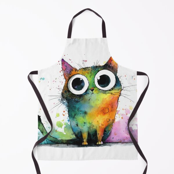 Item preview, Colorful cat illustration with art designed and sold by anytka.