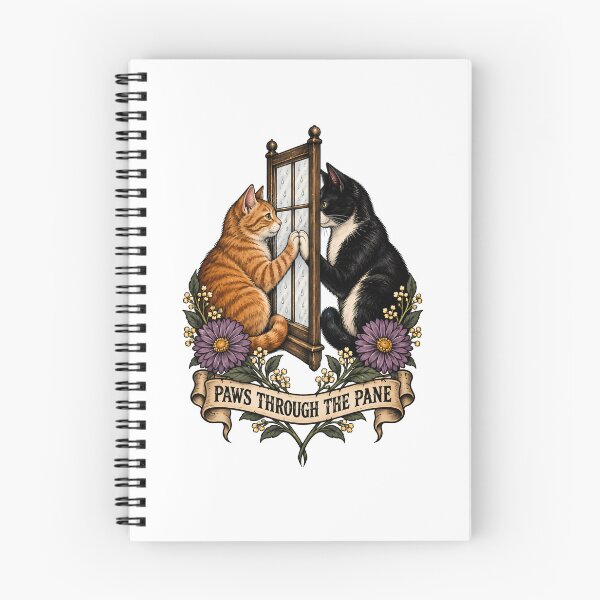 Item preview, Paws Through The Pane Rainy Cats Art designed and sold by Old's Cool Cat Studio.