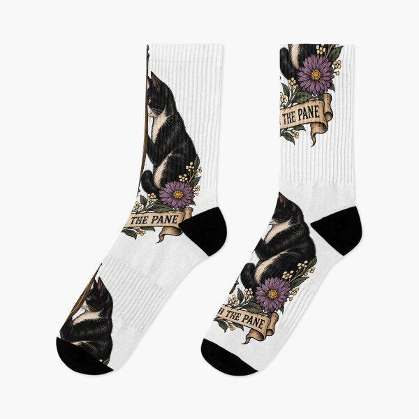 Item preview, Paws Through The Pane Rainy Cats Art designed and sold by Old's Cool Cat Studio.