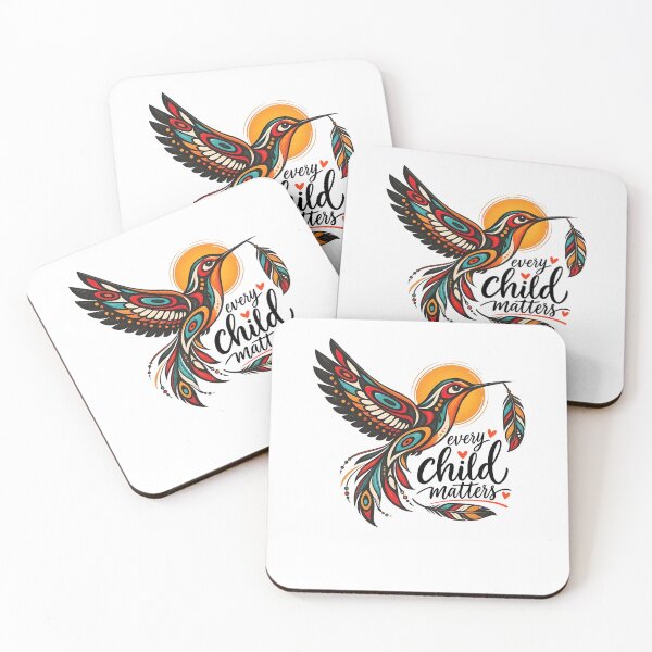 Item preview, Every Child Matters Hummingbird Indigenous Awareness Symbol designed and sold by OddPopARt.