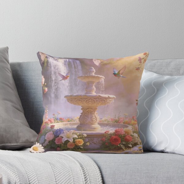 Item preview, Heavenly Fountain Beneath the Golden Light designed and sold by BlareBlare.