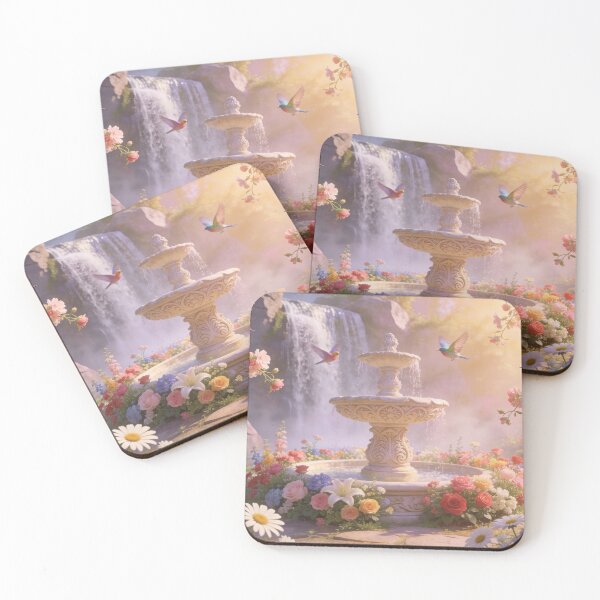 Item preview, Heavenly Fountain Beneath the Golden Light designed and sold by BlareBlare.