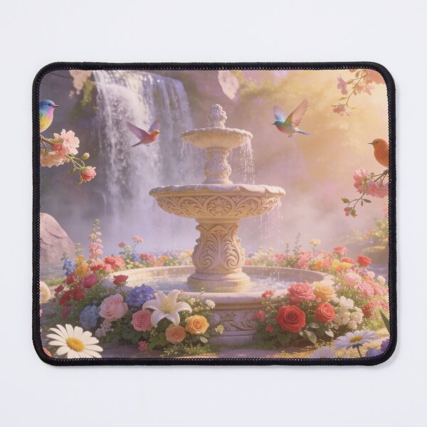 Item preview, Heavenly Fountain Beneath the Golden Light designed and sold by BlareBlare.