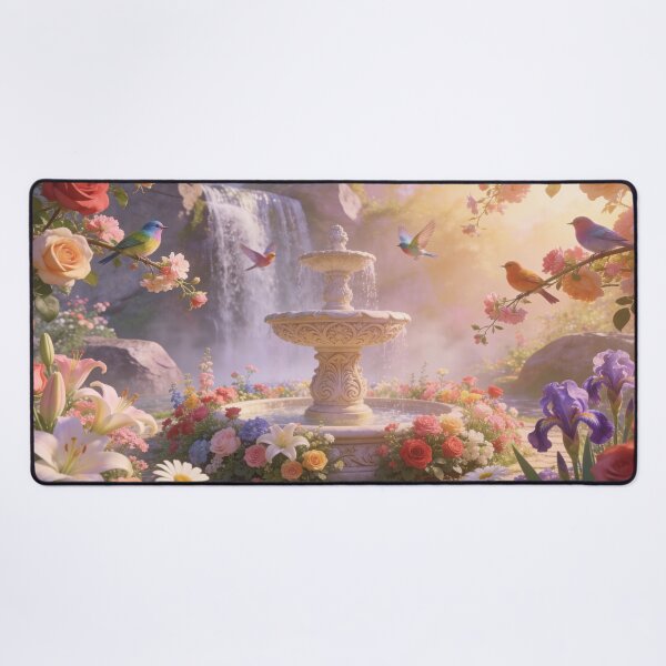 Item preview, Heavenly Fountain Beneath the Golden Light designed and sold by BlareBlare.