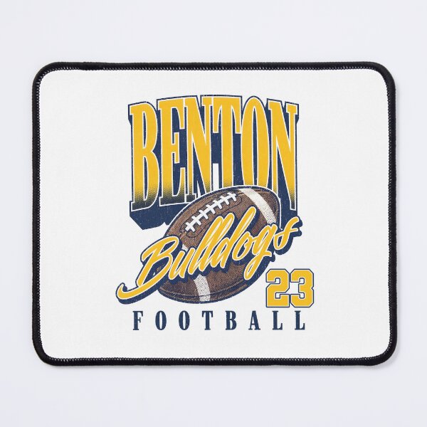Item preview, Red Benton Bulldogs Football 23 School Spirit designed and sold by Mind-Drift.