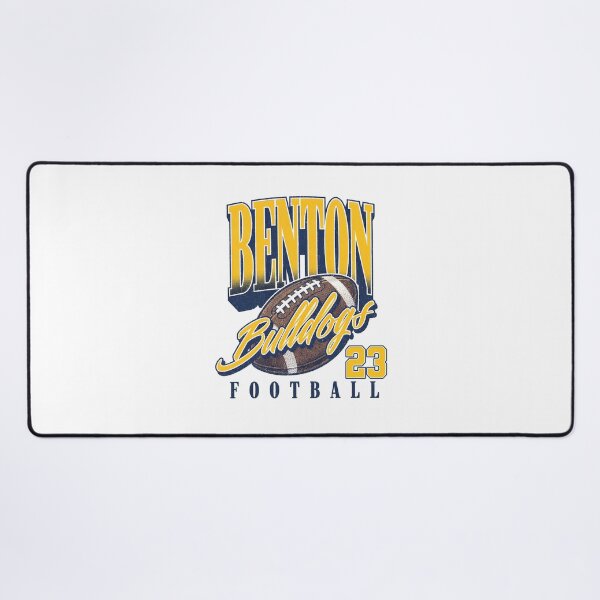 Item preview, Red Benton Bulldogs Football 23 School Spirit designed and sold by Mind-Drift.