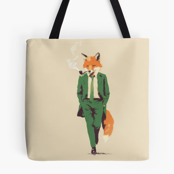 Item preview, Fox in a suit walking with a pipe designed and sold by anytka.