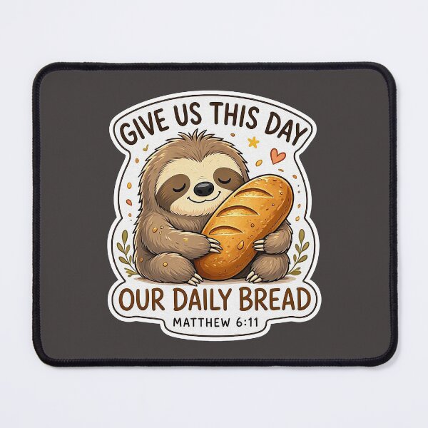 Item preview, Matthew 6:11 Give Us This Day Our Daily Bread designed and sold by plushism.