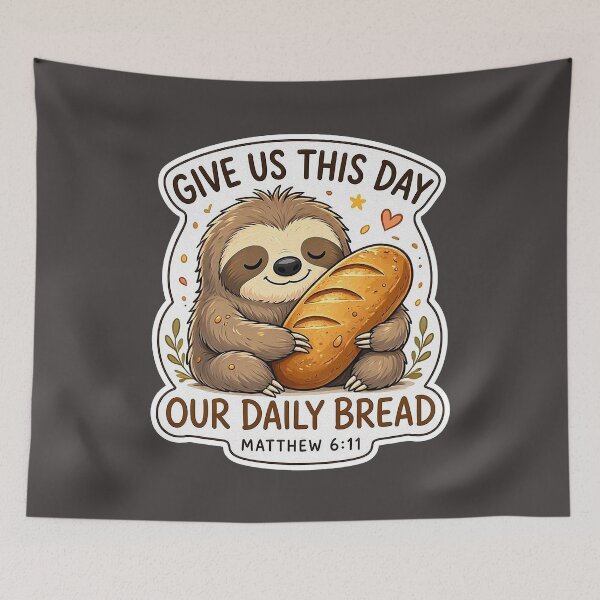Item preview, Matthew 6:11 Give Us This Day Our Daily Bread designed and sold by plushism.