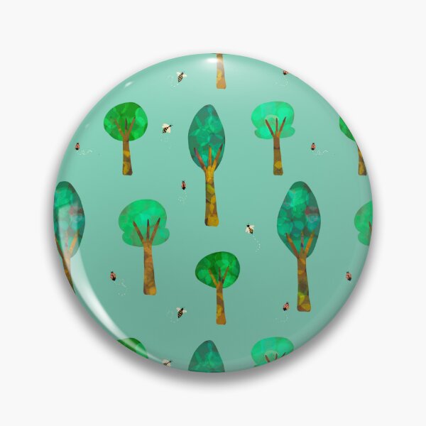 Item preview, Trees & Bugs Pattern designed and sold by Clover Crow.