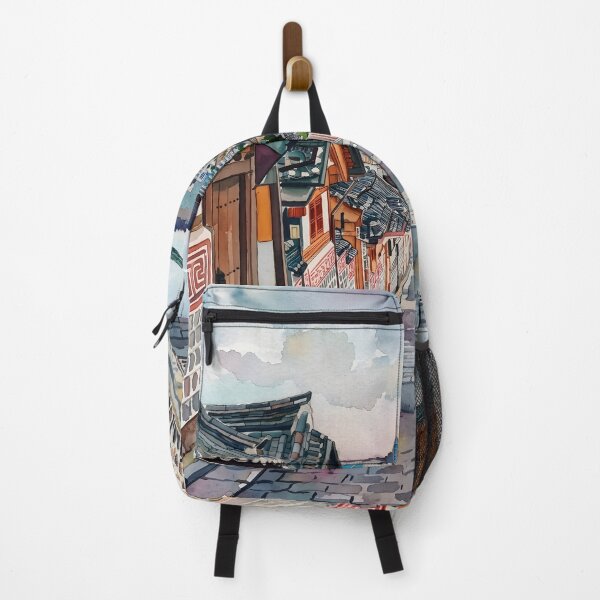 Item preview, Bukchon Hanok Village Seoul Travel Poster – South Korea designed and sold by POSTERIOCREW.