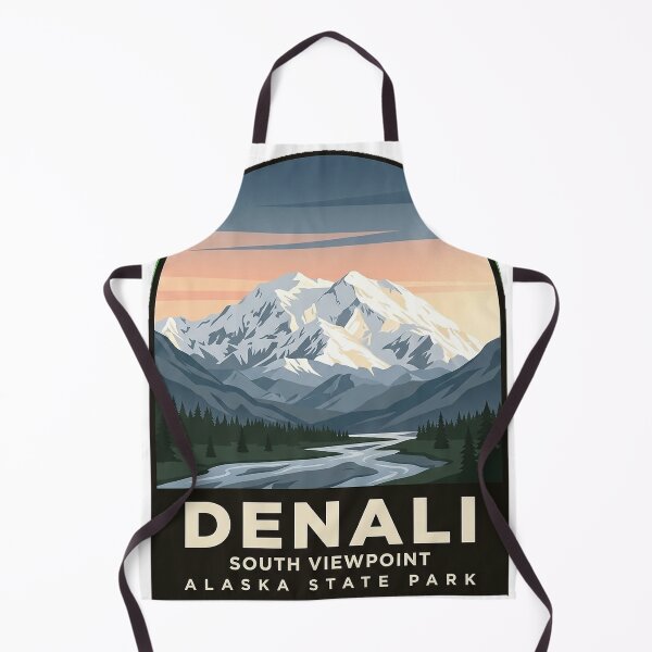 Item preview, Denali State Park Alaska Vintage Travel Badge Sticker designed and sold by DetourDgn.