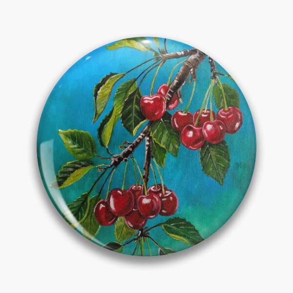 Item preview, Red Cherries at Summer Dawn designed and sold by Alfred Fox Art.