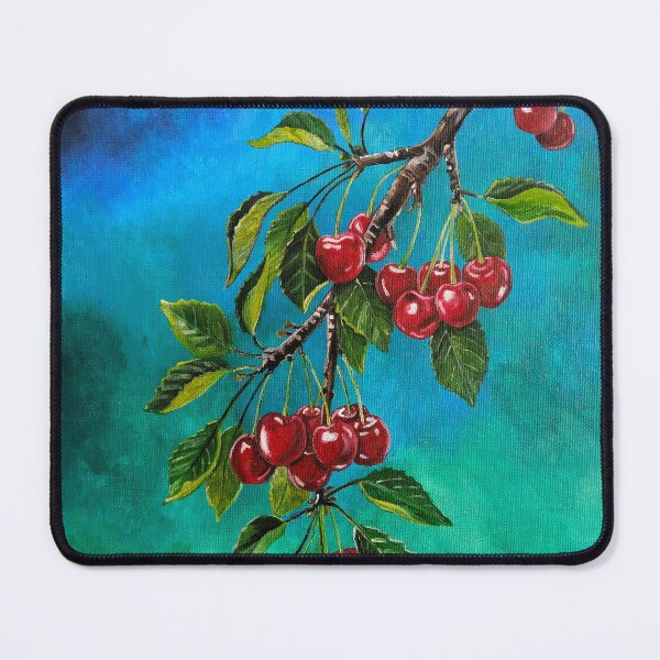 Item preview, Red Cherries at Summer Dawn designed and sold by Alfred Fox Art.
