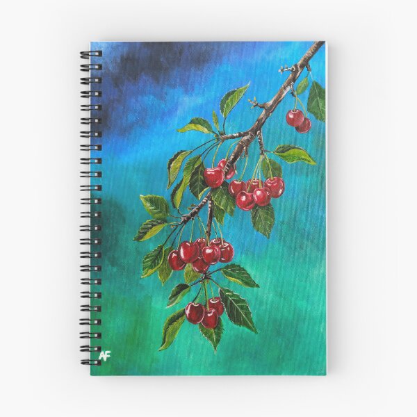 Item preview, Red Cherries at Summer Dawn designed and sold by Alfred Fox Art.