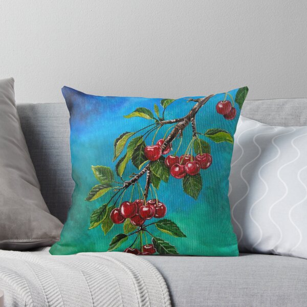 Item preview, Red Cherries at Summer Dawn designed and sold by Alfred Fox Art.