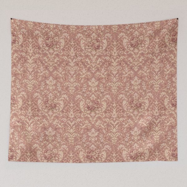 Item preview, Dusty Rose Damask Vintage Floral Pattern designed and sold by FairyArtCottage.