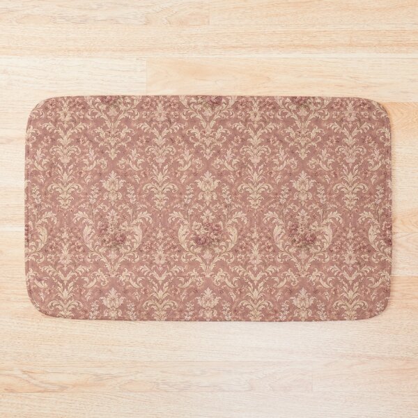 Item preview, Dusty Rose Damask Vintage Floral Pattern designed and sold by FairyArtCottage.