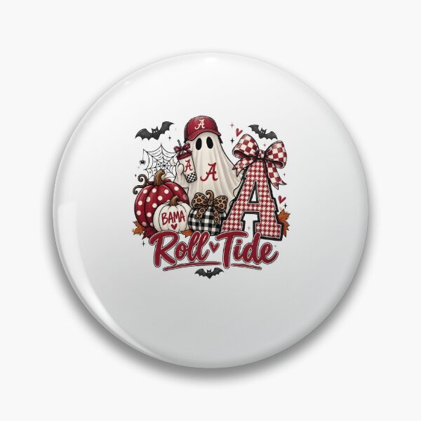 Item preview, Roll Tide Halloween Ghost Alabama Football Fall designed and sold by Mind-Drift.