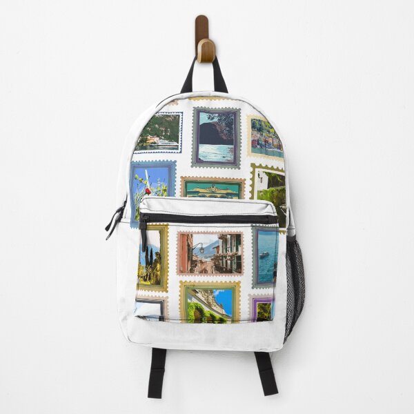 Item preview, Lake Como Italy Vintage Postage Stamp Collage designed and sold by inallusha.