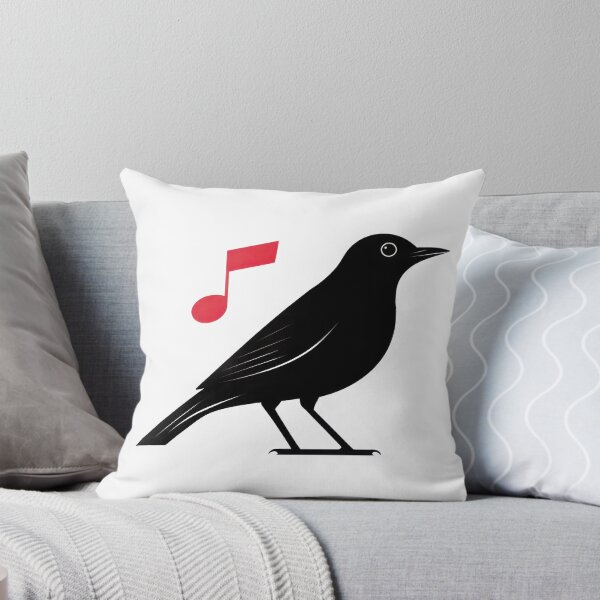 Item preview, Bird singing in a simple design designed and sold by anytka.