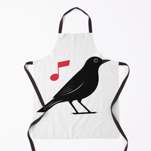 Item preview, Bird singing in a simple design designed and sold by anytka.