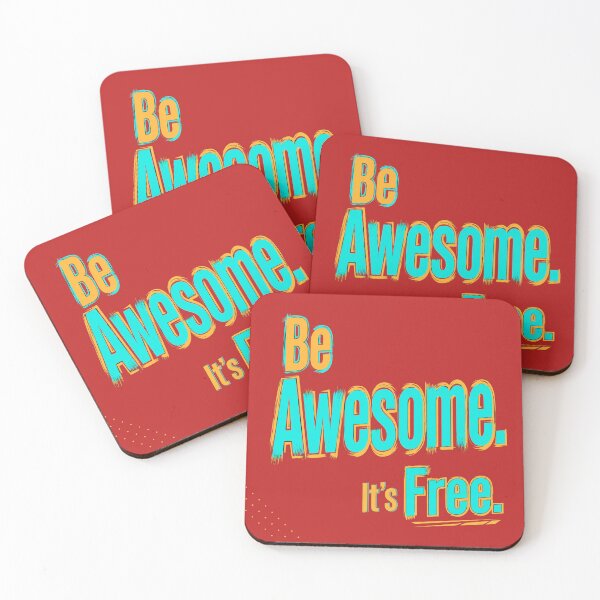 Item preview, Be Awesome It's Free designed and sold by Geordesign.