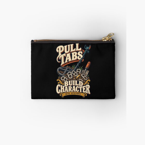 Item preview, Pull Tabs Build Character Funny Metal Detectorist Gift designed and sold by MOTIFOLK.