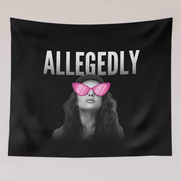 Item preview, Allegedly Bold Portrait Typography designed and sold by Anita Ohulo.