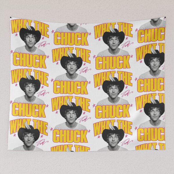 Item preview, What the Chuck Retro Pop Culture Portrait designed and sold by Mind-Drift.