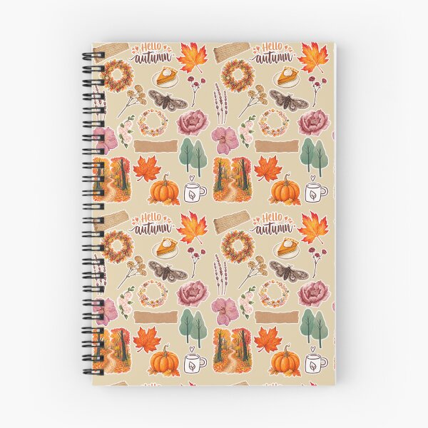 Item preview, Hello Autumn Watercolor Fall Collage designed and sold by Seven-crafts-.