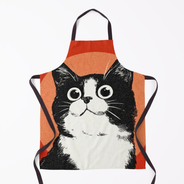 Item preview, Art of a cat with a red background designed and sold by anytka.