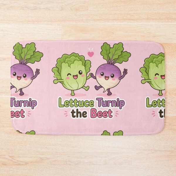 Item preview, Lettuce Turnip the Beet Funny Lettuce And Turnip Illustration | Cute Pun Gift designed and sold by moonlit.ink.shop.