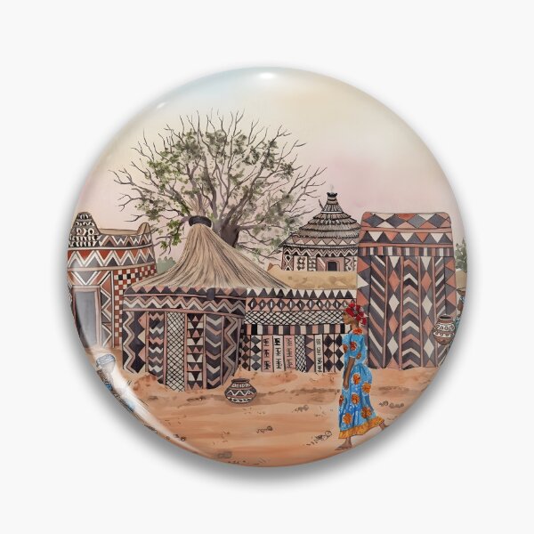 Item preview, Burkina Faso Africa Travel Poster – African Vintage Art designed and sold by POSTERIOCREW.