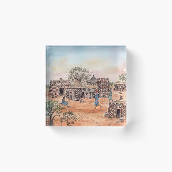 Item preview, Burkina Faso Africa Travel Poster – African Vintage Art designed and sold by POSTERIOCREW.