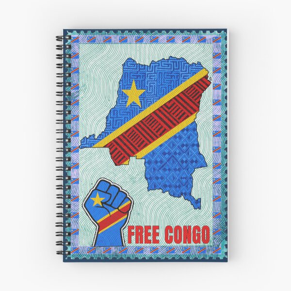 Artikelvorschau, Kostenlose Vintage-Briefmarke aus dem Kongo – Karte der Demokratischen Republik Kongo in kongolesischer Textilkunst entworfen und verkauft von Youngkev-arts.