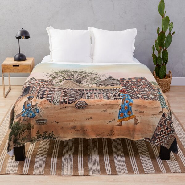 Item preview, Burkina Faso Africa Travel Poster – African Vintage Art designed and sold by POSTERIOCREW.