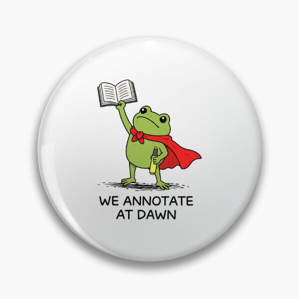 Item preview, We Annotate At Dawn Funny Frog English Teacher designed and sold by OddPopARt.
