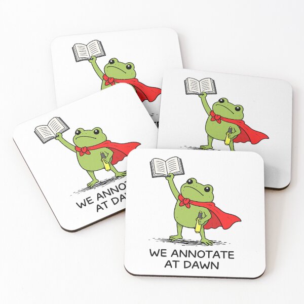 Item preview, We Annotate At Dawn Funny Frog English Teacher designed and sold by OddPopARt.