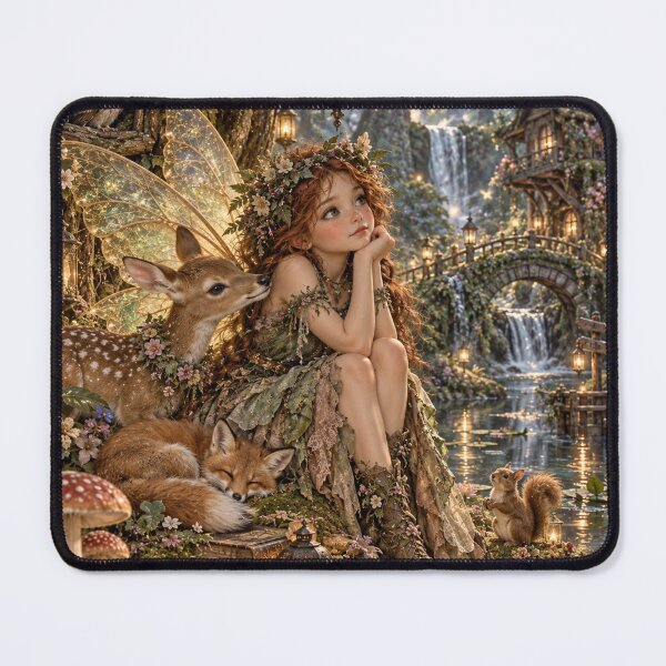 Item preview, Elowen Faye Enchanted Forest Fairy designed and sold by FairyArtCottage.