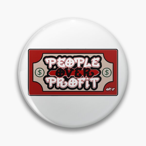 Item preview, People Over Profit designed and sold by ANT-X.