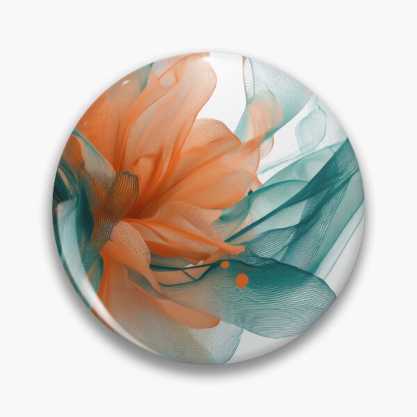 Item preview, Vibrant flower design, smooth lines designed and sold by anytka.