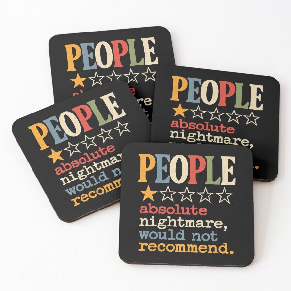 Item preview, People One Star Absolute Nightmare Funny Sarcastic Quote designed and sold by OddPopARt.