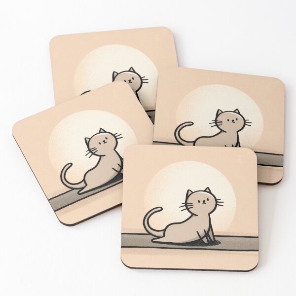 Item preview, Cat sitting on a yoga mat designed and sold by anytka.