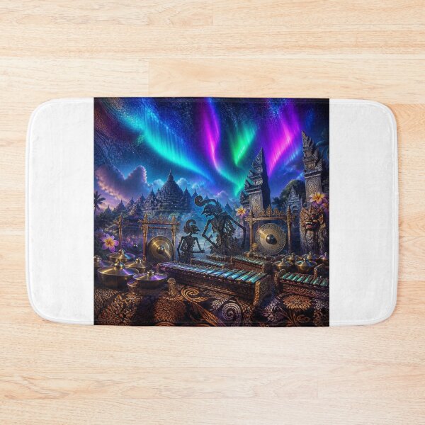 Item preview, Aurora Borealis Gamelan Temple of Java designed and sold by ChotipahArt.
